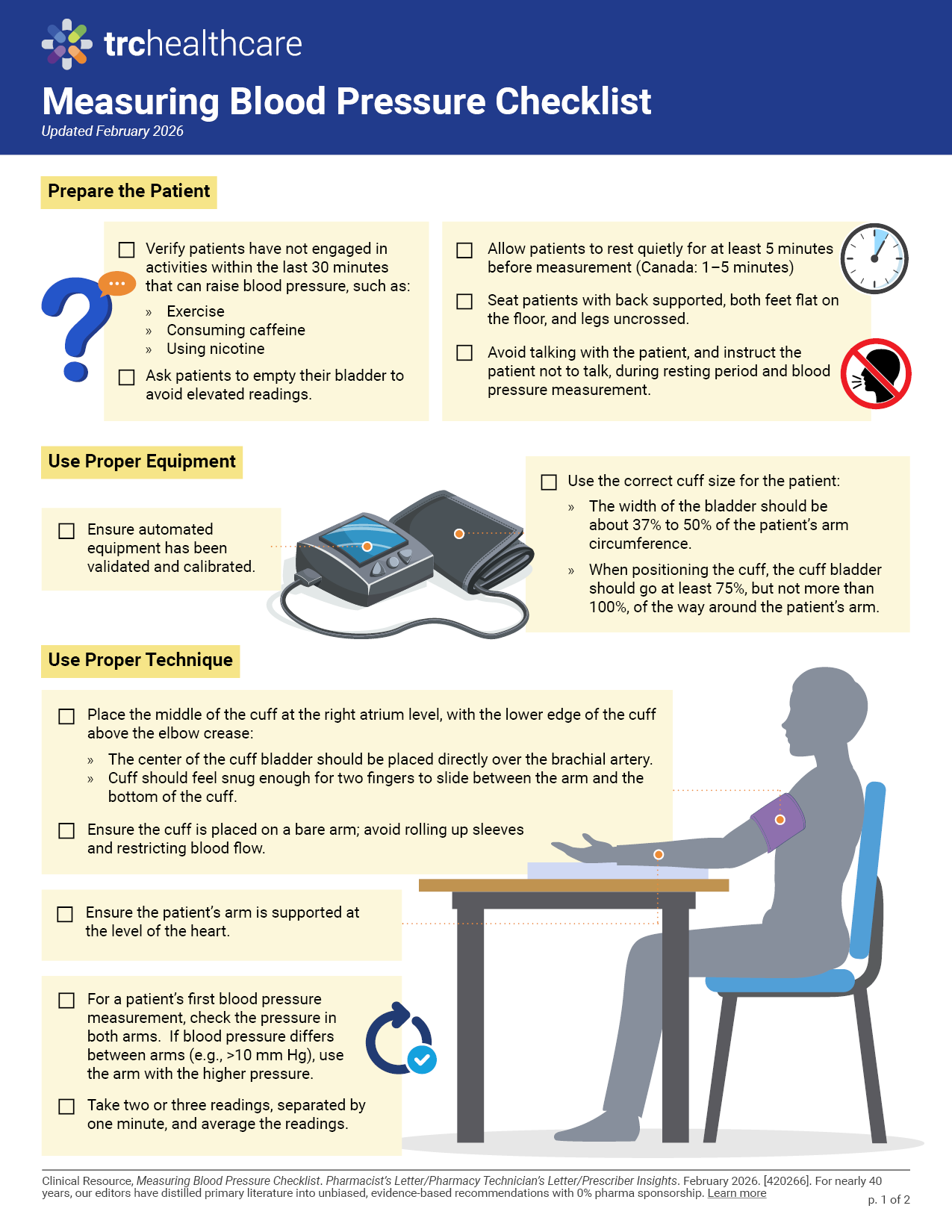 Measuring Blood Pressure